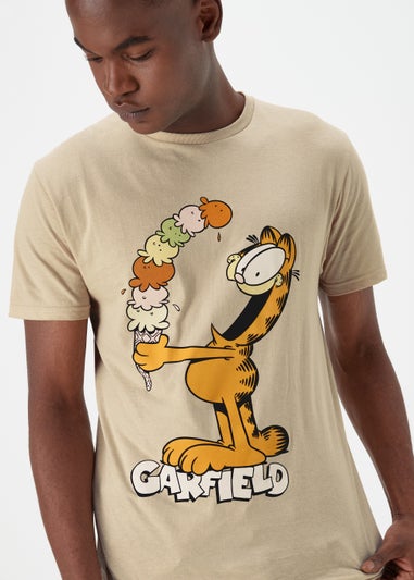 Stone Garfield Print T-Shirt