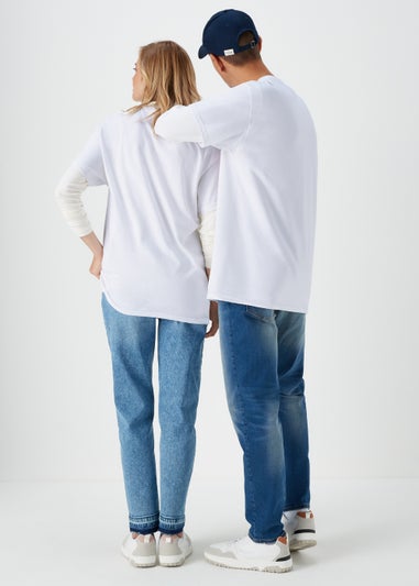 White Ramen Print T-Shirt