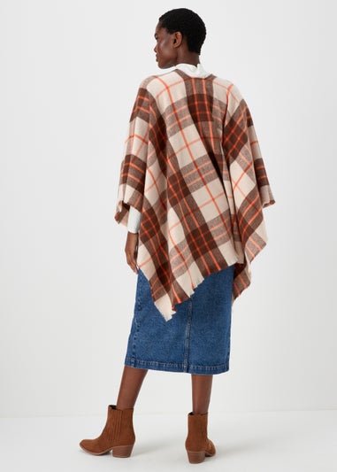Multicoloured Check Shawl