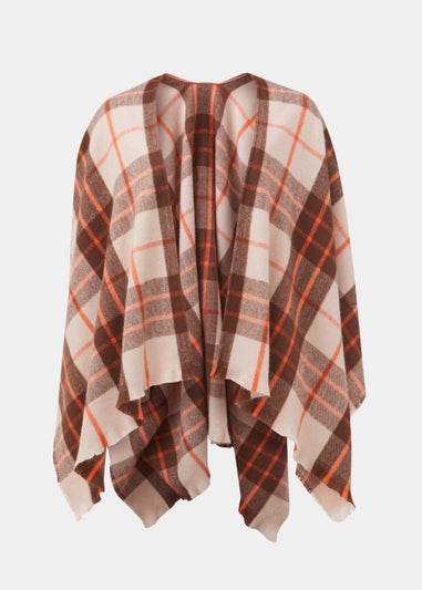 Multicoloured Check Shawl
