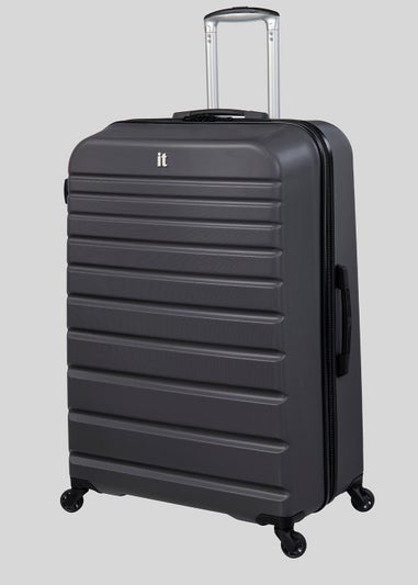 IT Luggage Black Navigator Hard Shell Suitcase