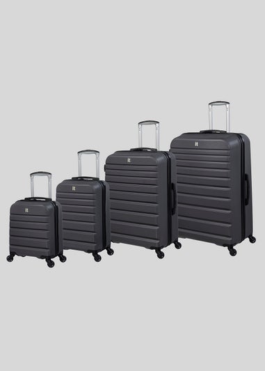 IT Luggage Black Navigator Hard Shell Suitcase