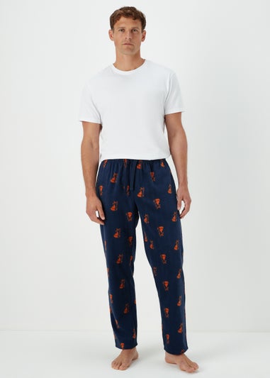 Blue Fox Fleece Pyjama Bottoms