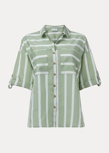 Green Stripe Shirt