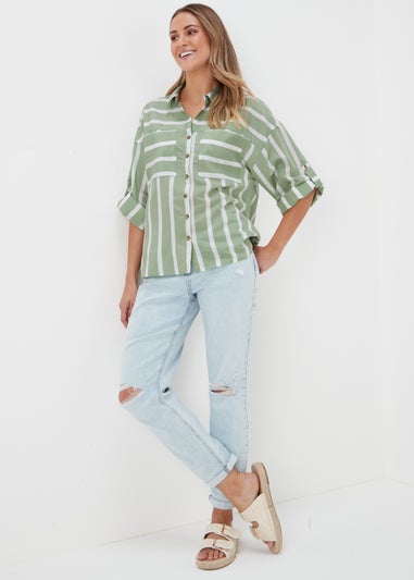 Green Stripe Shirt