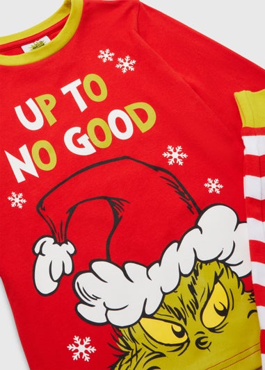 Kids Red The Grinch Pyjama Set (3-13yrs)