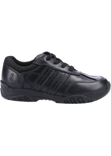 Hush Puppies Jezza 2 Senior Black Lace Up School Shoes