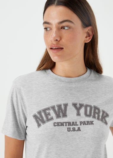 Grey Collegiate T-Shirt