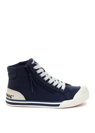 Rocket Dog Jazzin Navy High Top Trainers