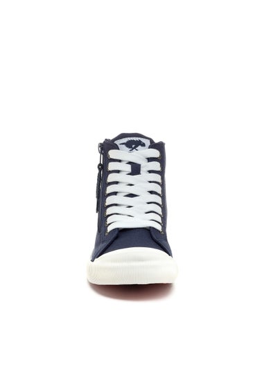 Rocket Dog Jazzin Navy High Top Trainers