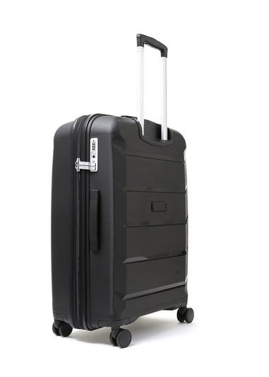 Rock Luggage Tulum Black Hard Shell Suitcase