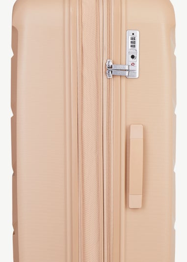 Rock Luggage Tulum Beige Hard Shell Suitcase