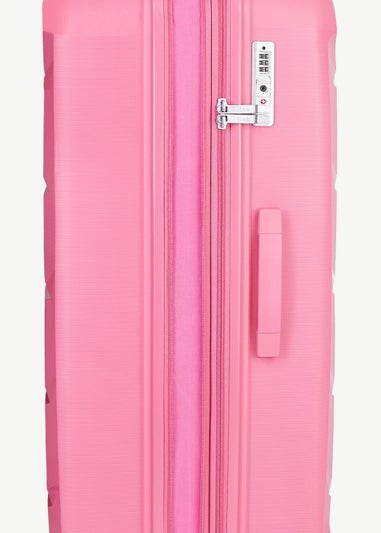 Rock Luggage Tulum Pink Hard Shell Suitcase