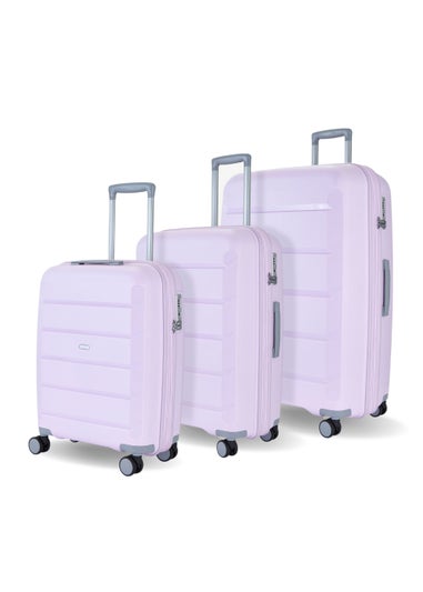 Rock Luggage Tulum Lilac Hard Shell Suitcase