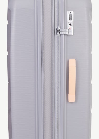 Rock Luggage Tulum Grey Hard Shell Suitcase