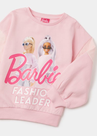 Kids Pink Barbie Sweatshirt (4-10yrs)