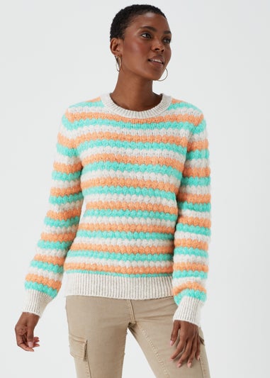 Multicoloured Stripe Jumper