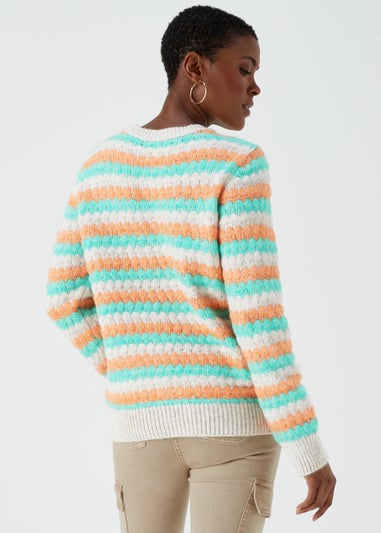 Multicoloured Stripe Jumper