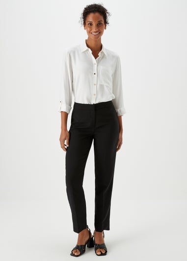 Et Vous Ivory Button Utility Top