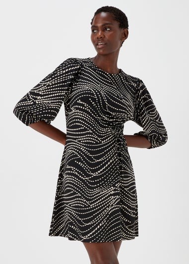 Et Vous Multicoloured Ruched Dress