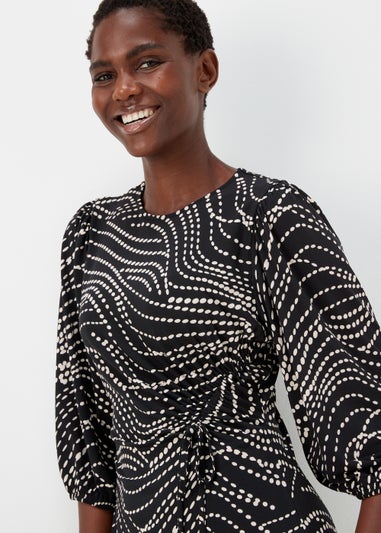 Et Vous Multicoloured Ruched Dress