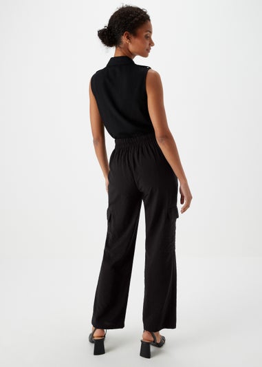 Et Vous Black Cargo Trousers