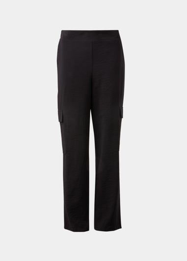 Et Vous Black Cargo Trousers