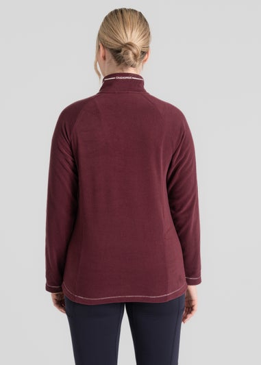 Craghoppers Burgundy Miska Half Zip Fleece