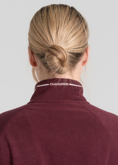 Craghoppers Burgundy Miska Half Zip Fleece