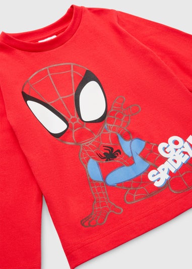 Kids Red & Blue Marvel Go Spidey Pyjama Set (18mths-6yrs)