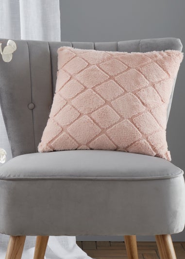 Catherine Lansfield Cosy Diamond Cushion