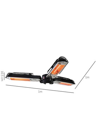 Outsunny Mounted Umberella Patio Heater