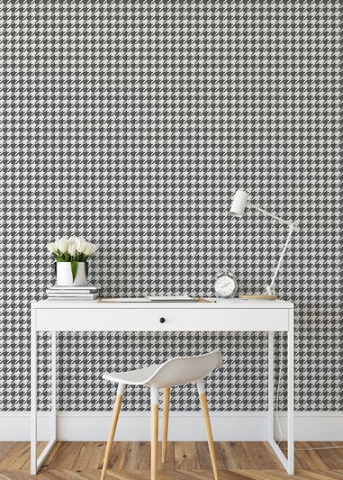 Muriva Houndstooth Black & White