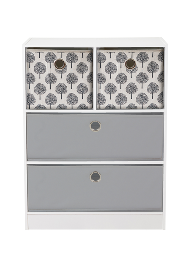 Lloyd Pascal Jazz Tree / Grey 2+2 Storage Unit (83cm x 63cm x 30cm)