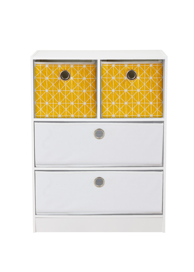 Lloyd Pascal Jazz Geometric 2+2 Storage Unit (83cm x 63cm x 30cm)