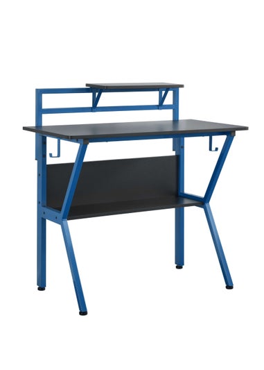 Lloyd Pascal Picaro Desk in Black and Blue