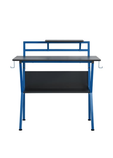 Lloyd Pascal Picaro Desk in Black and Blue