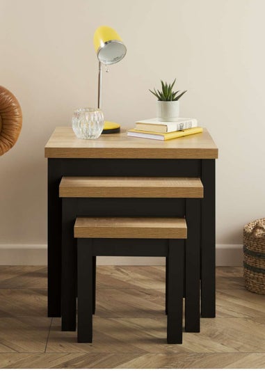 Lloyd Pascal Linwood Set of 3 Nested Tables (50cm x 50cm x 39.5cm)