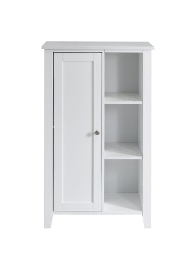 Lloyd Pascal Marble Effect Top Console Unit (91cm x 55cm x 30cm)