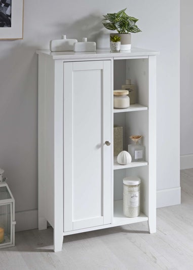 Lloyd Pascal Marble Effect Top Console Unit (91cm x 55cm x 30cm)