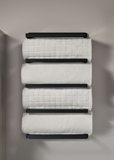 Lloyd Pascal 5 Tier Towel Rack Black