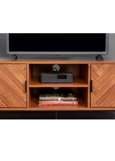 Lloyd Pascal Caprio TV unit with Metal Legs (48cm x 120cm x 40cm)