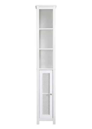 Lloyd Pascal Raffia Tallboy White