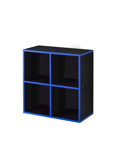 Lloyd Pascal 4 Cube Storage Unit in Black and Blue