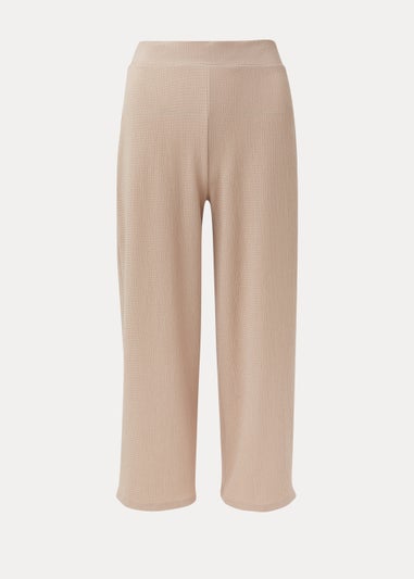 Beige Cropped Trousers - Matalan