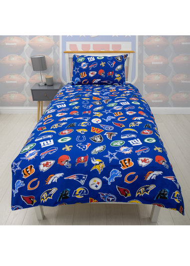 NFL Helmets Duvet Cover Set