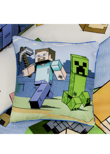 Minecraft Adventure Square Cushion (40cm x 40cm)