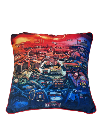 Stranger Things Town Square Cushion (40cm x 40cm)