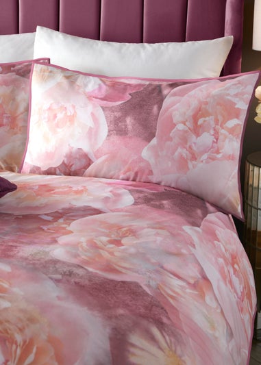 Soiree Rose Bloom Duvet Cover Set