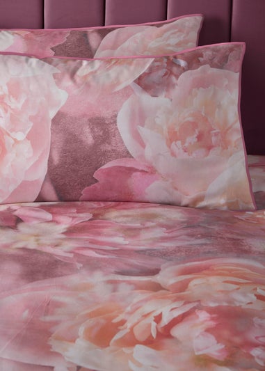 Soiree Rose Bloom Duvet Cover Set